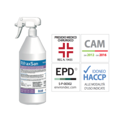 Rifraxsan Disinfettante detergente per superfici - PMC - Flacone lt 1